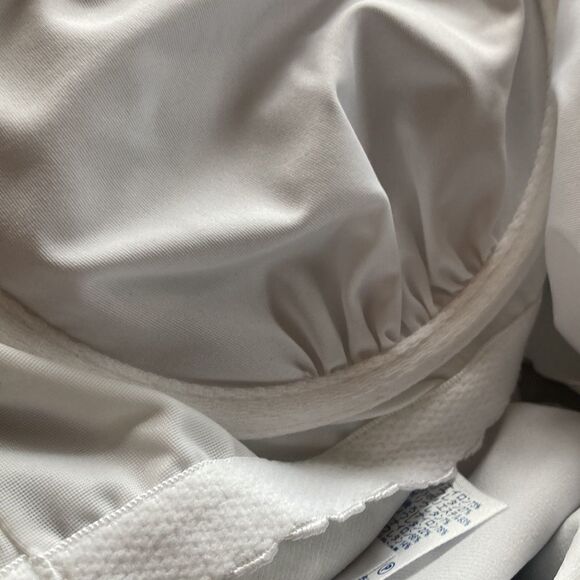 Land’s End Tummy control black and white animal print fly away tankini top 10 - Picture 10 of 10